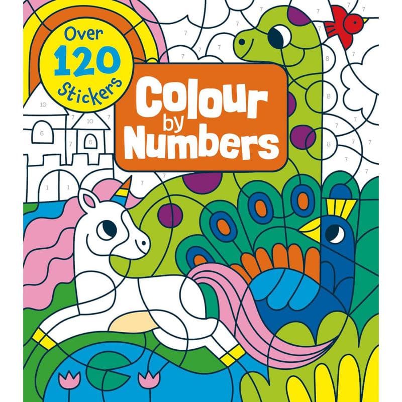 Colour by Numbers (Arcturus Creative Colour by Numbers) - Over 120 Stickers