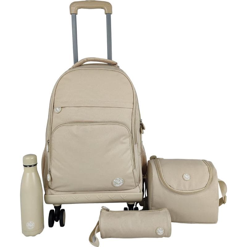 Atrium Classic 4-Wheel 4-in-1 Trolley Bag with Accessory, for 15.6" (Device), Yellow