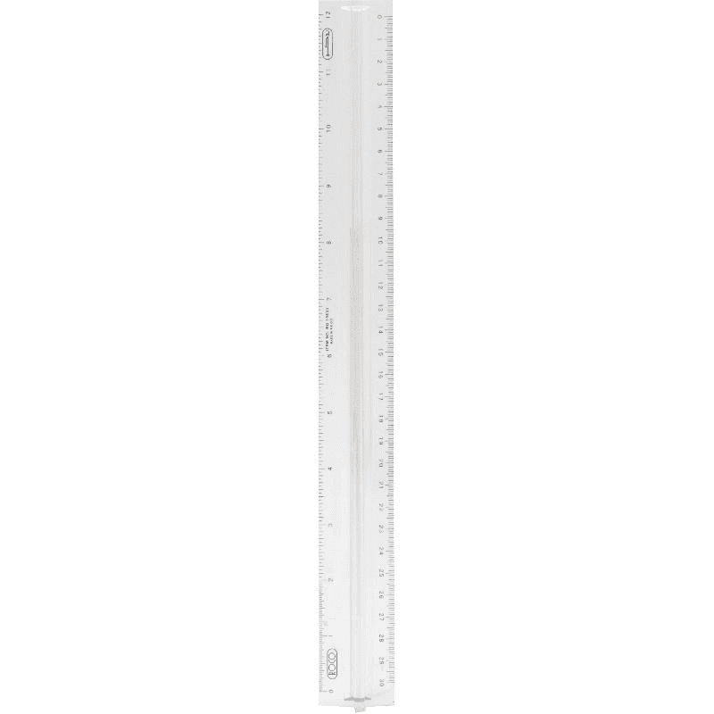 ماركة غير محددة فينجر جريب مسطرة 12" (30 cm) بلاستيك