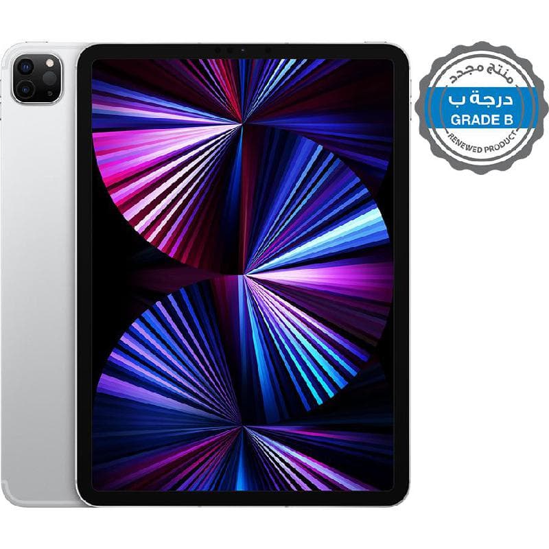 Renewed Grade B Apple iPad Pro 11 M1 2021, Tablet - 5G, 11", 128 GB, Octa Core, Silver