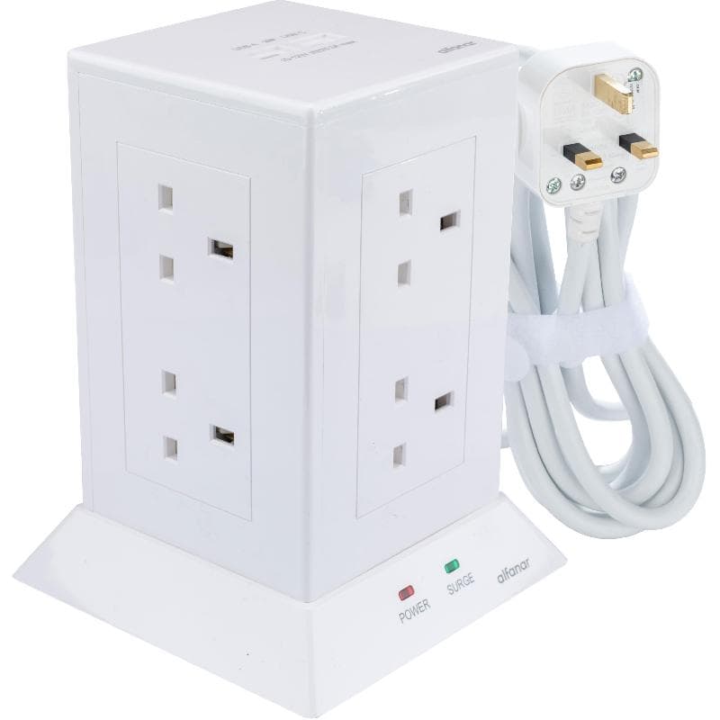 الفنار توصيلة كهرباء 8 1 منفذ 2 منافذ؛X USB/1X USB-C 3.00 م