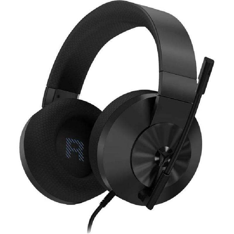 Lenovo H210 Gaming Headset, Passive Noise Cancelling, Wired, 3.5 mm Connector, Unidirectional Microphone, Black