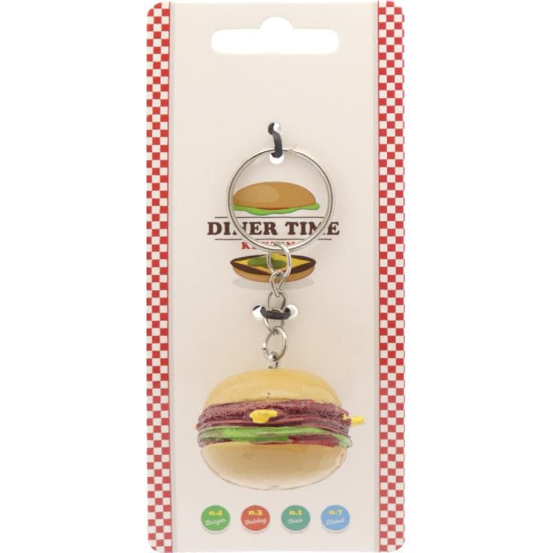 Burger Keychain