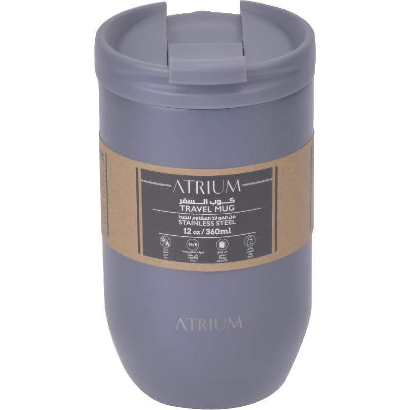Atrium Tumbler, Insulated Mug, Hot/Cold, 360.00 ml ( 12.67 oz ), Grey