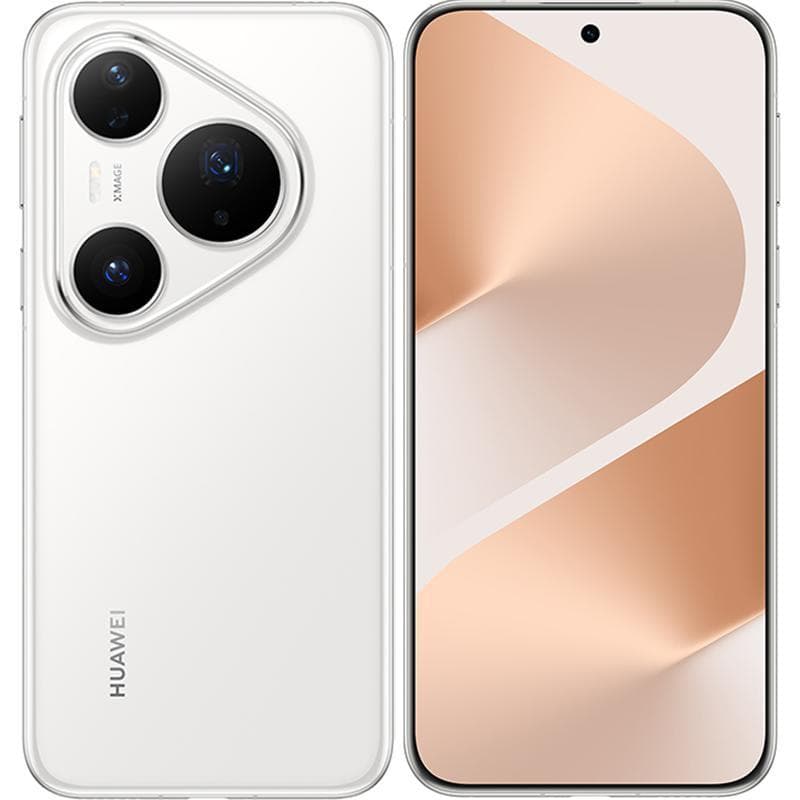 HUAWEI Pura 80 Pro, 512 GB, 12 GB RAM, Glazed White, 4G LTE, Huawei Kirin 9020