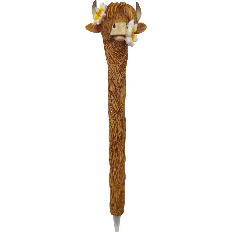 وايلد رايترز بقرة هايلاند قلم جاف أزرق لون الحبر متوسط رأس حبر كروية قطعة واحدة