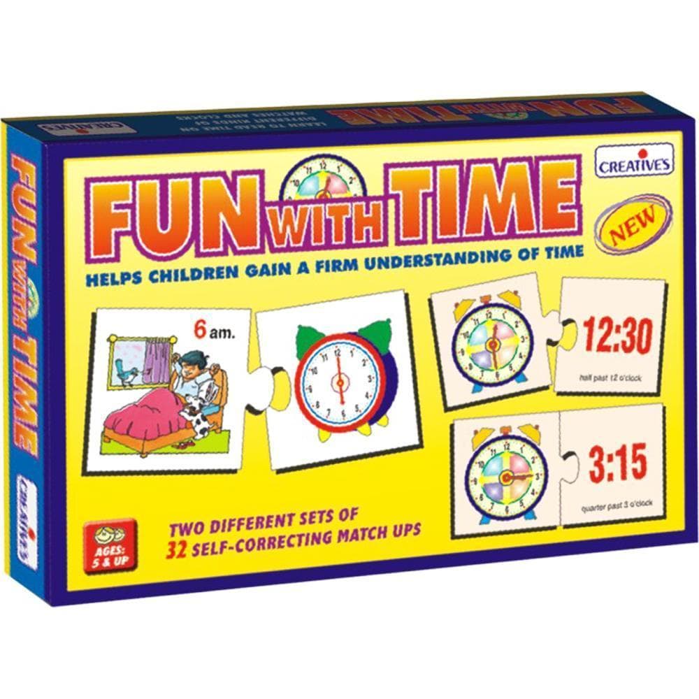 Creatives Fun with Time - 4 Games in 1 Matching Game