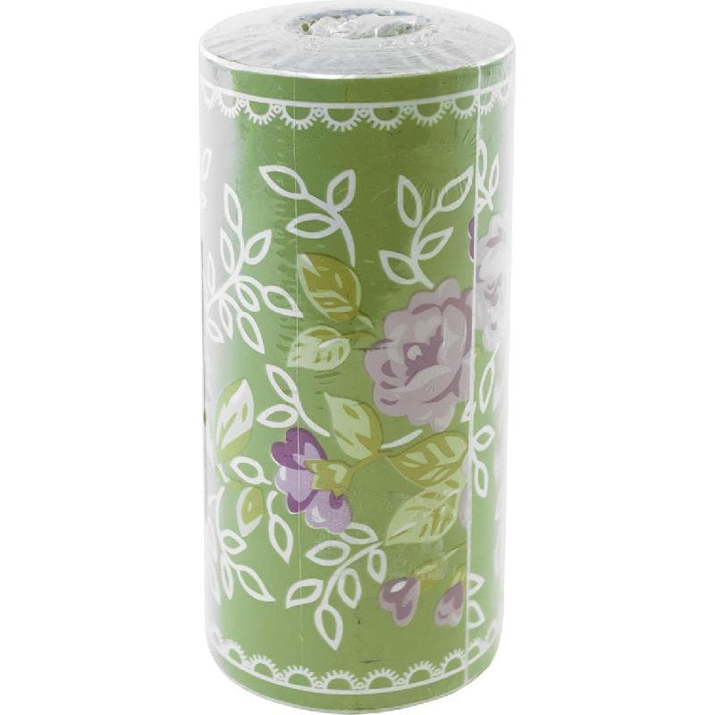 ماركة غير محددة رول تحديد لاصق تصميم زهور 8693 اخضر (10.00 م (10.94 ياردة 10.60 سم