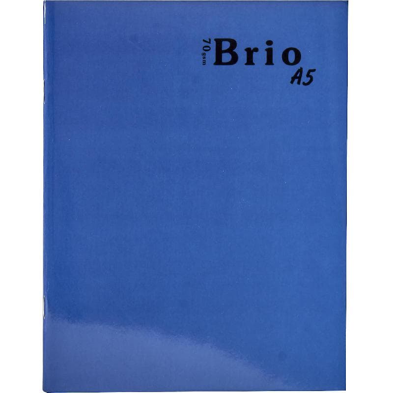Bassile Freres Brio Notebook, A-Z Indexed, A5, 96 Pages (48 Sheets), Single Ruled