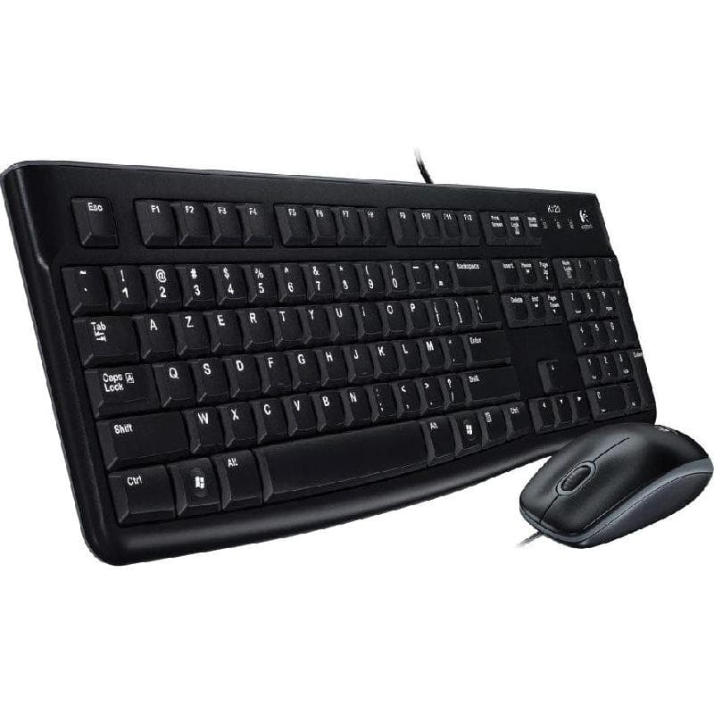 Logitech MK120 Classic Desktop (Keyboard and Mouse)
Wired, for Laptop/Desktop Computer/Gaming Desktop Computer/CPU Windows OS, Black
