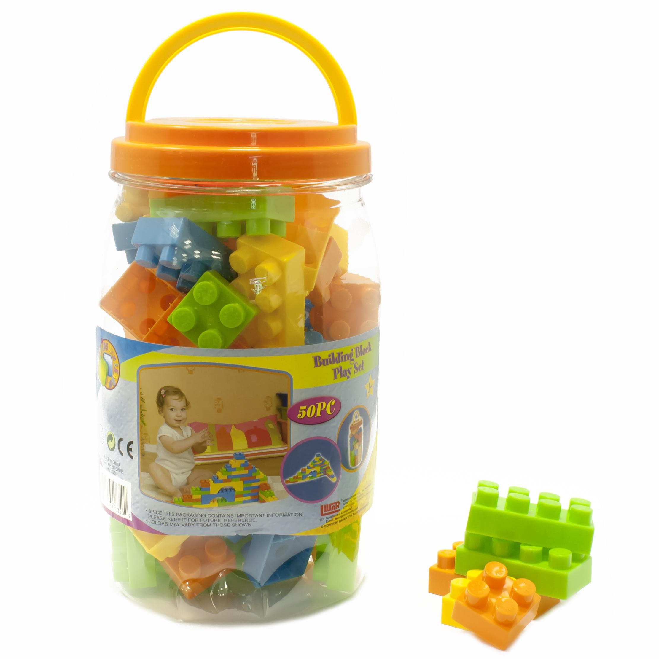 Winner Toys Kids Can Learn Building Blocks Playset Activity Blocks