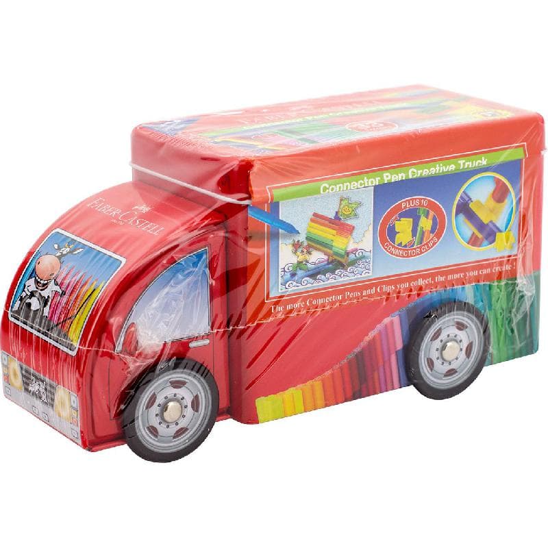 Faber-Castell Creative Truck Connector Pen Color Marker, 33 Pens