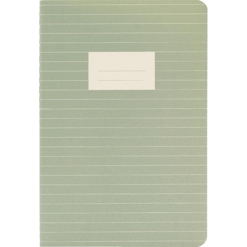 Roco Notebook
Stripes Pastel, A5, 46 Sheets, Lined, Teal Green