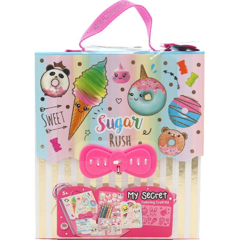 Hot Focus Sugar Rush, My Secret Coloring, Craft Activity Kit