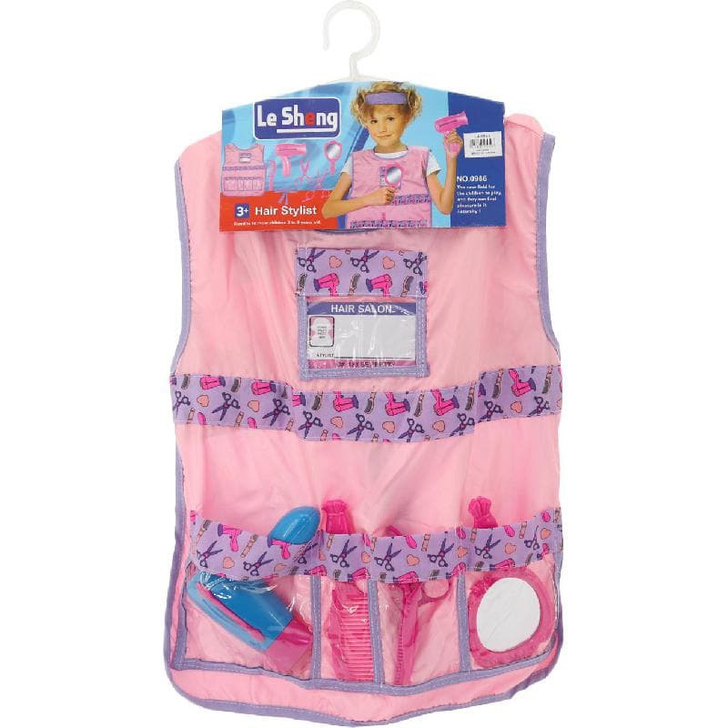 Le Sheng Hair Stylist - Fits Most Children 3-8 Years Age Role Play Costume