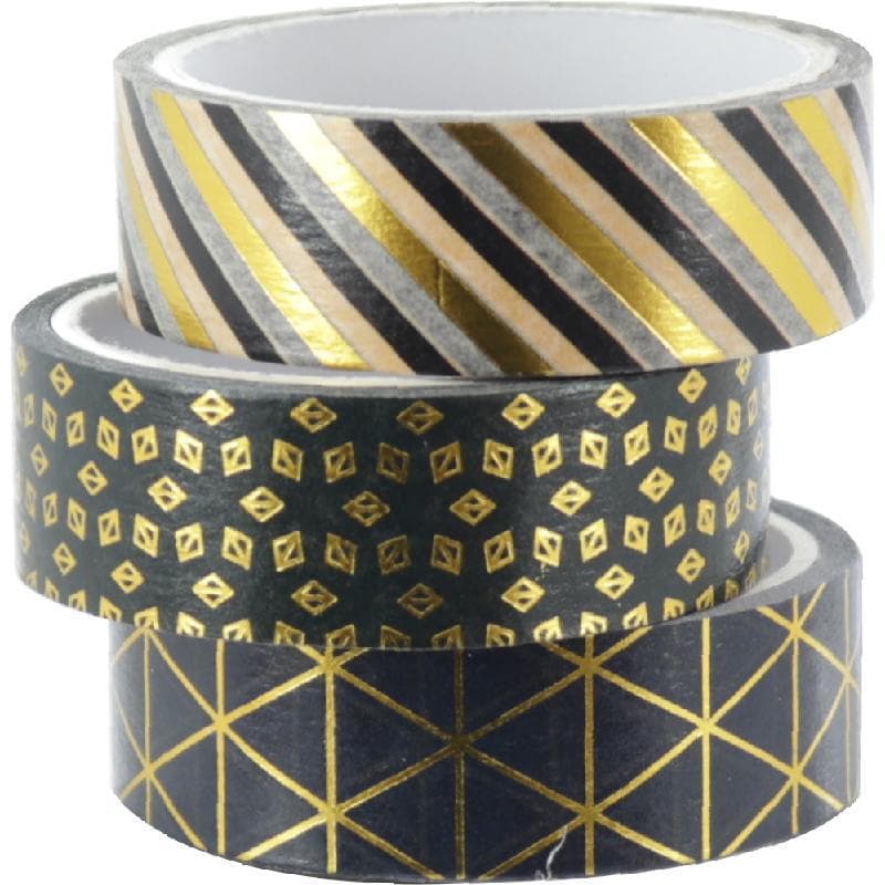 روكو لاصق واشي 3 بكرات 15 mm X 5 m ألوان متنوعة