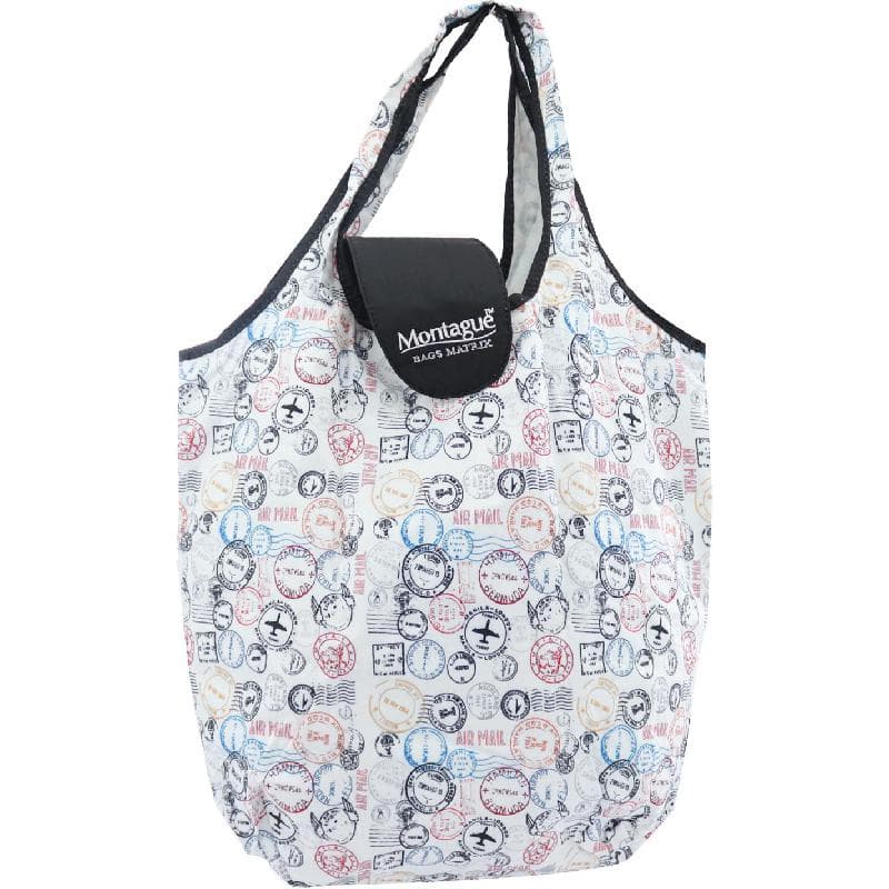 Montague Tote Bag, Grey/Black/Red