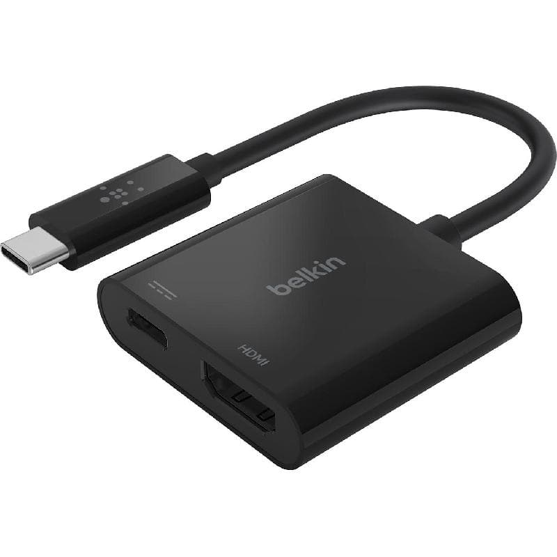 بيلكن USB-C الى HDMI 4K/60 Hz مع منفذ تمرير USB-C PD واط 60 بقدرة محول