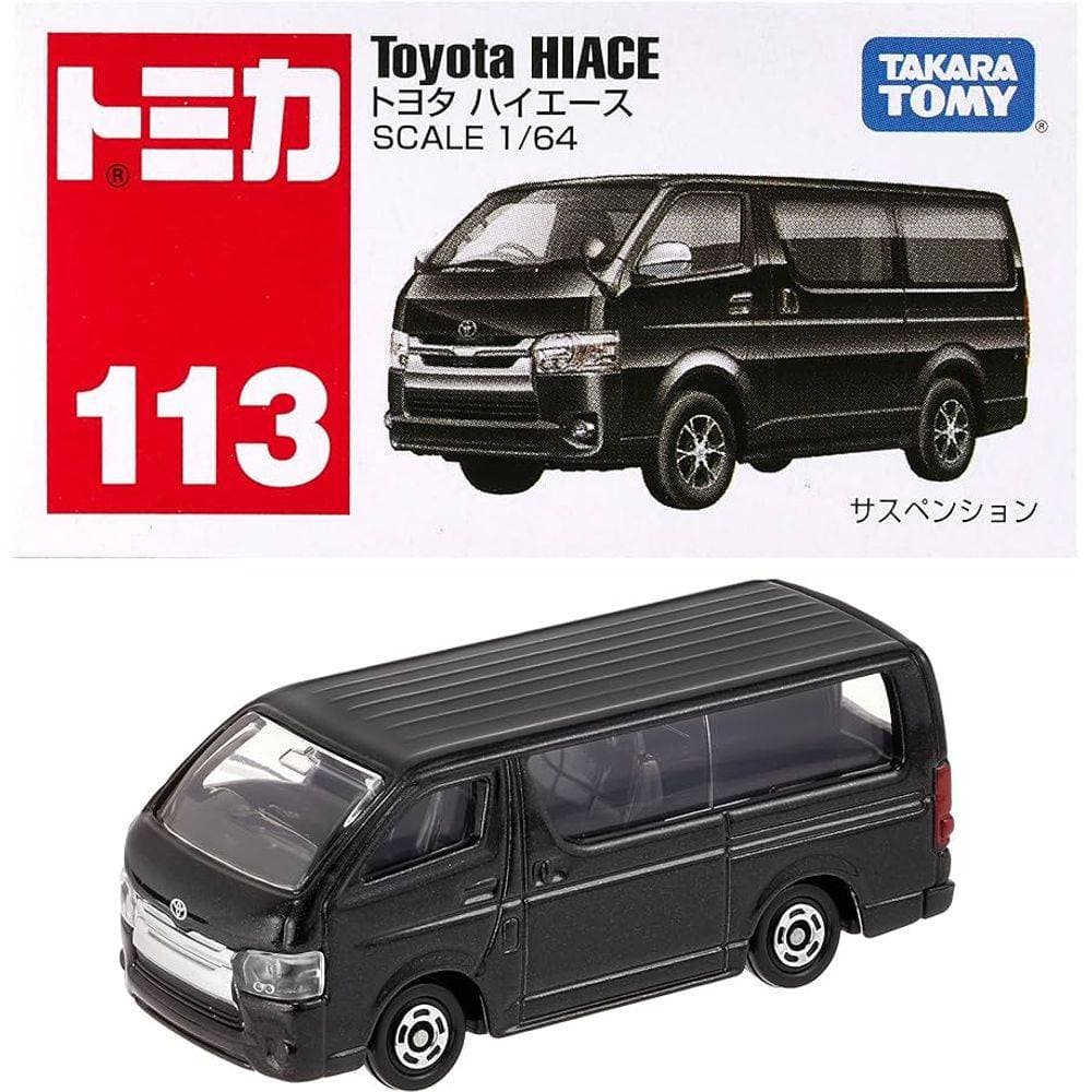 Takara Tomy Tomica 113 Toyota Hiace Die-cast Vehicle (1:64, Black)