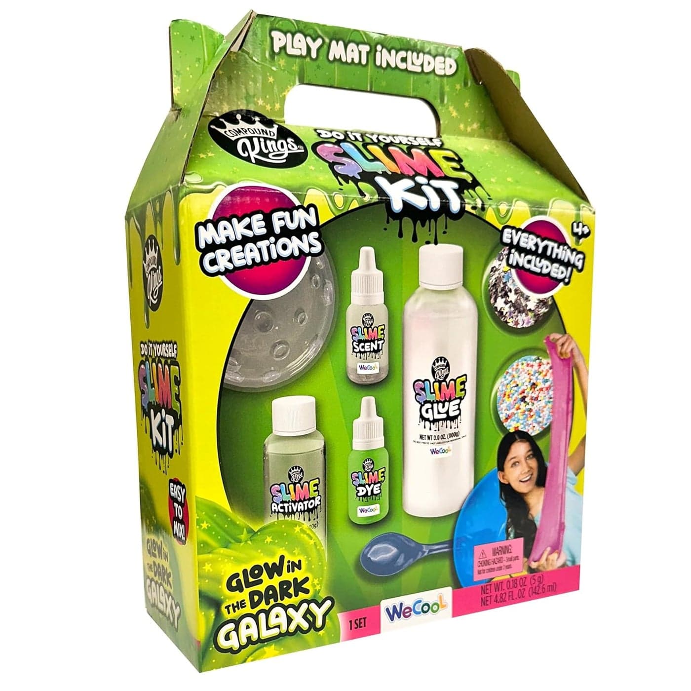 Compound Kings Glow-in-the-Dark Galaxy DIY Slime Kit