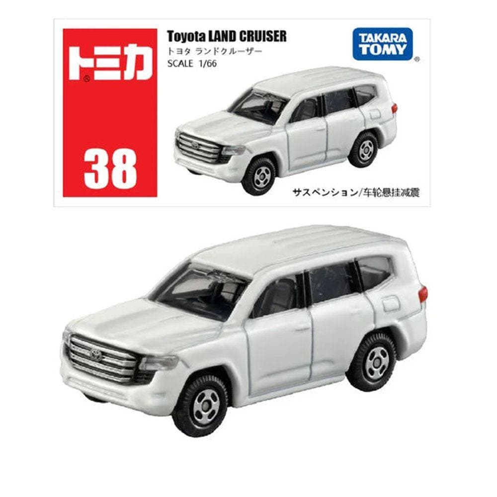 Takara Tomy Tomica 38 Toyota Land Cruiser Die-cast Car (1:66, White)