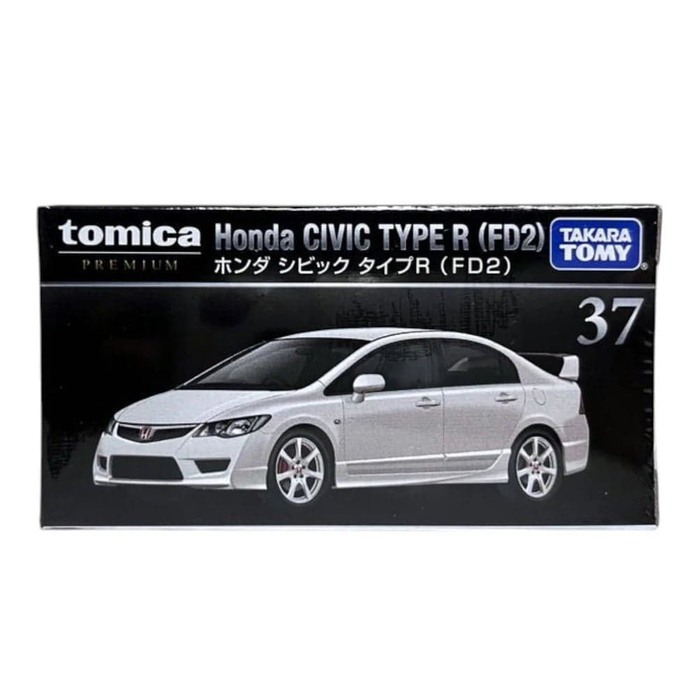 Takara Tomy Tomica Premium 37 Honda Civic Type R (FD2) Die-cast Car (1:64, White)