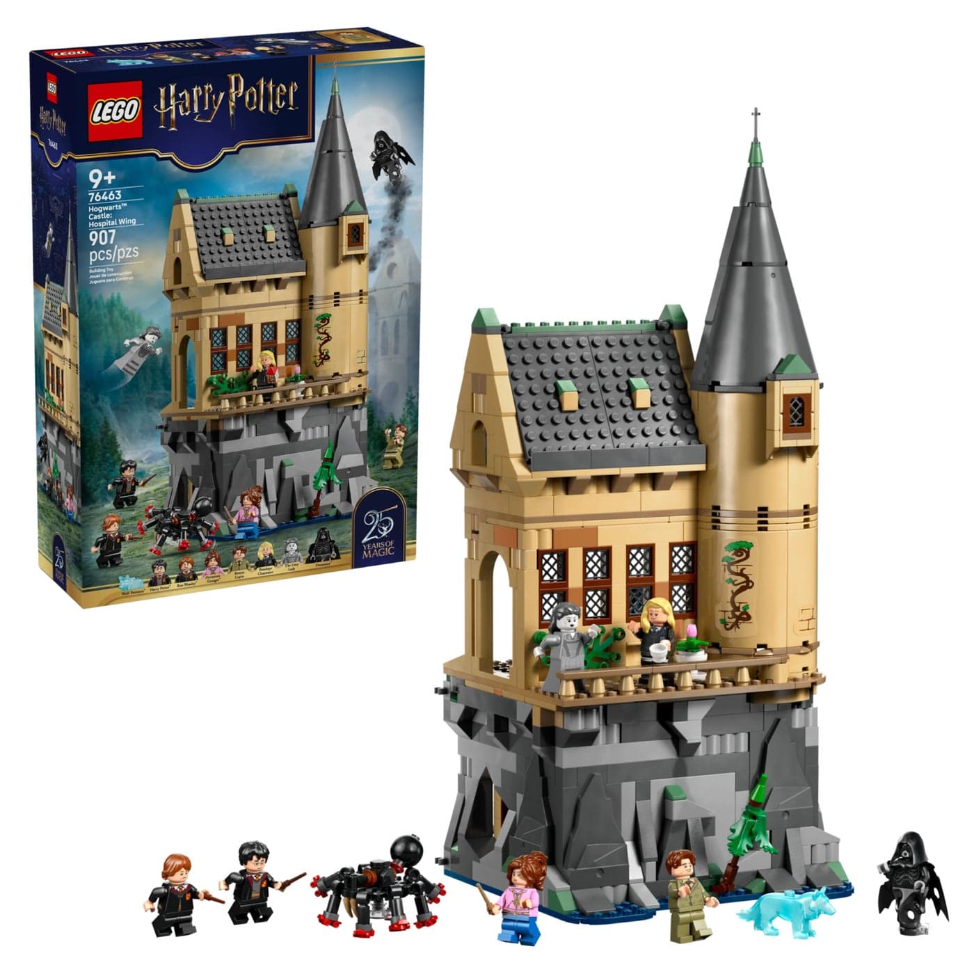 LEGO Harry Potter Hogwarts Castle: Hospital Wing 76463 Building Toy Set (907 Pieces)