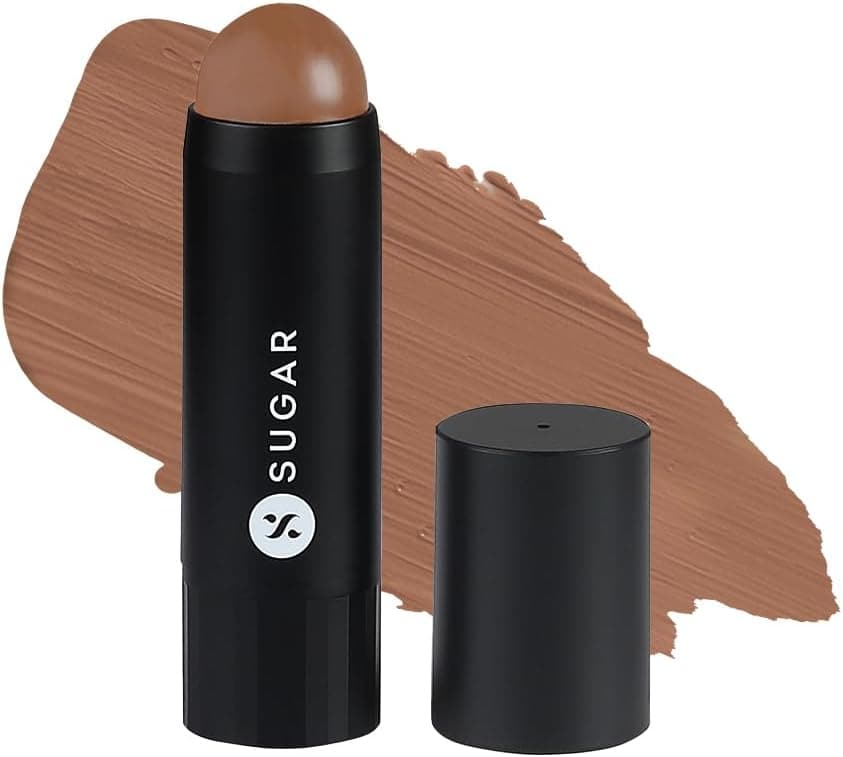 SUGAR Cosmetics Face Fwd Contour Stick - Matte Finish, Longlasting, Creamy & Blendable - 9gm - 01 Fawn First (Milk Chocolate Brown)