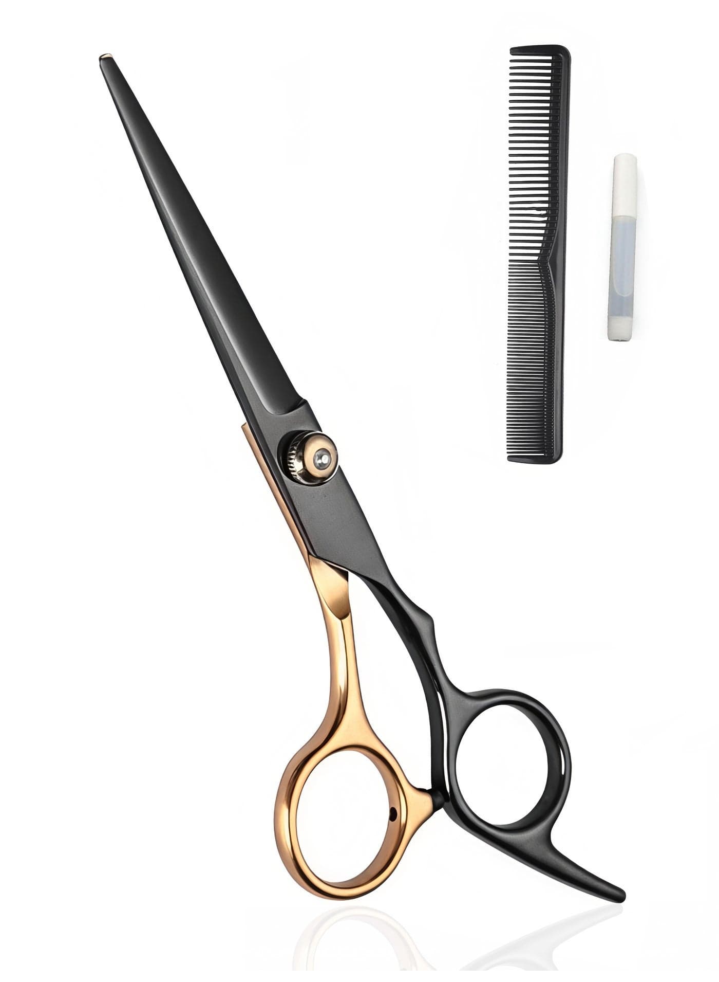 Hair Cutting Scissors Set, Professional 4CR Stainless Steel Hair Scissors with Unibody Forged Construction, Barber Scissors with Adjustable Tension Screw, Ergonomic Design for Salon & Home Use