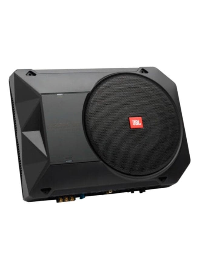 JBL BassPro SL2 8" Powered Car Underseat Subwoofer with Amplifier – 125W RMS / 250W Peak, Compact Under-Seat Bass System