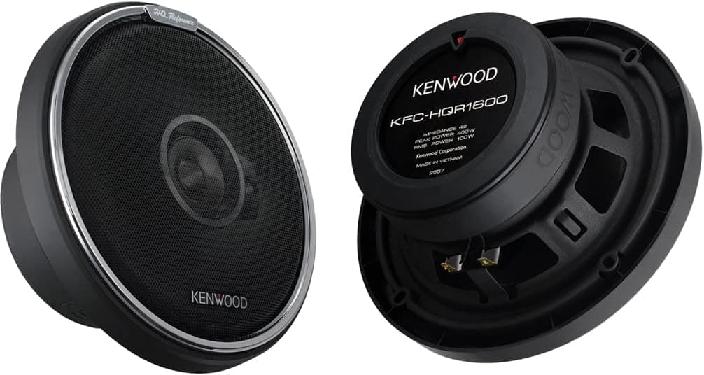 KENWOOD KFC-HQR1600 16cm 3-Way Coaxial Speaker - 400W Peak Power