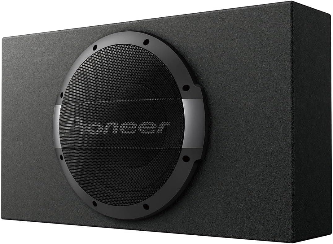 Pioneer TS-WX1010LA 10" Shallow Mount Sealed Enclosure Subwoofer with Built-in Amplifier