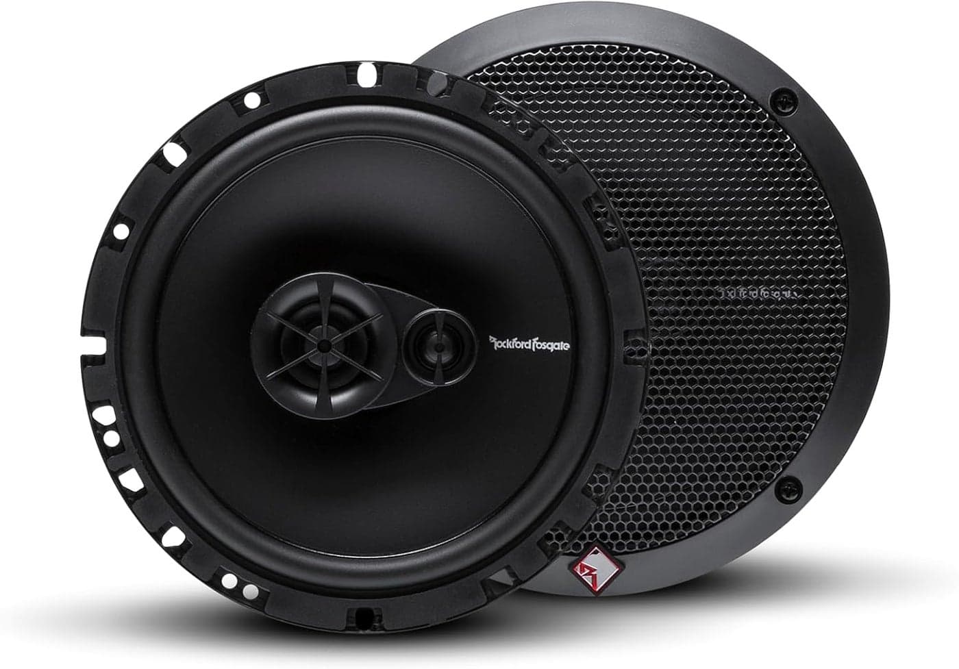 Rockford Fosgate R165X3 Prime 6.5" Full-Range 3-Way Coaxial Speaker (Pair), Black