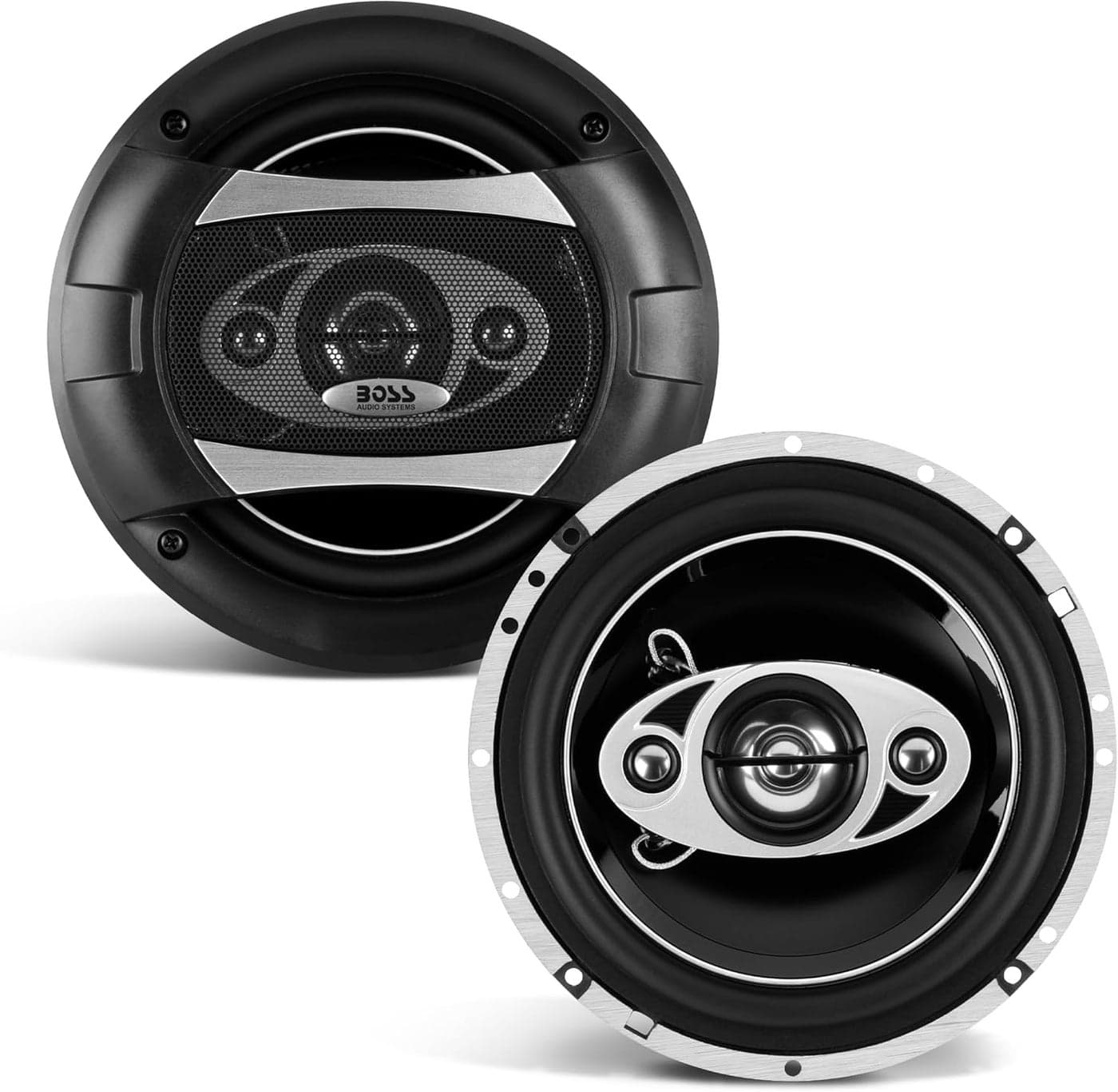 Audio Systems P65.4C Phantom Series 6.5" Car Door Speakers - 400 Watts Max, 4 Way, Full Range, Tweeters, Coaxial, Sold in Pairs