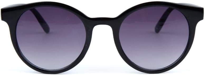 Daiso Round Sunglasses in Black