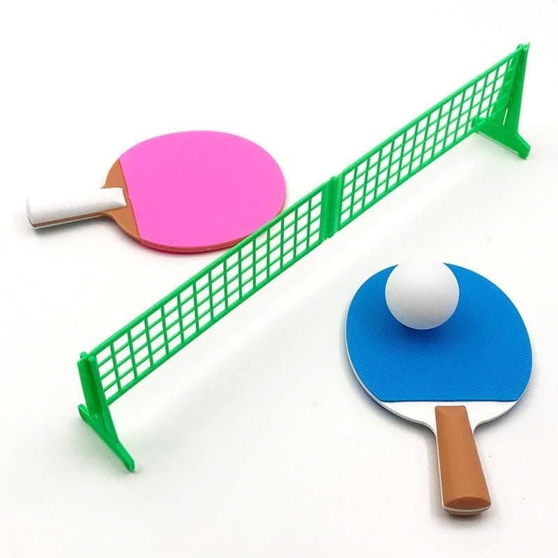 Daiso Ping Pong Set | Complete Table Tennis Paddle and Ball Set | Fun Indoor & Outdoor Sports Game for All Ages