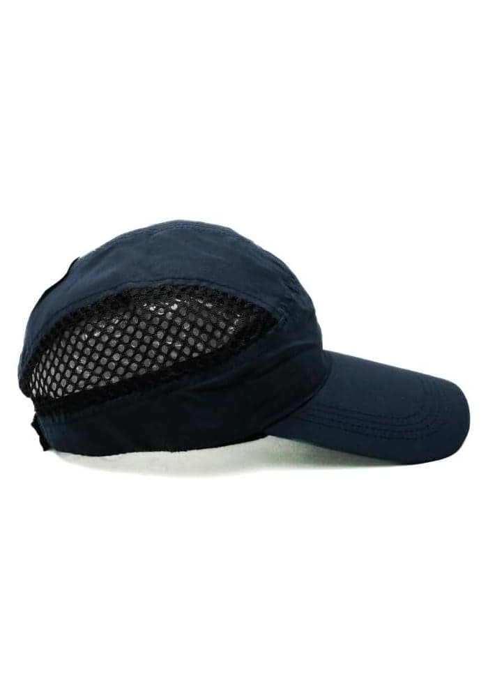 Daiso Running Cap – Blue, Quick-Dry Cap for Jogging & Training