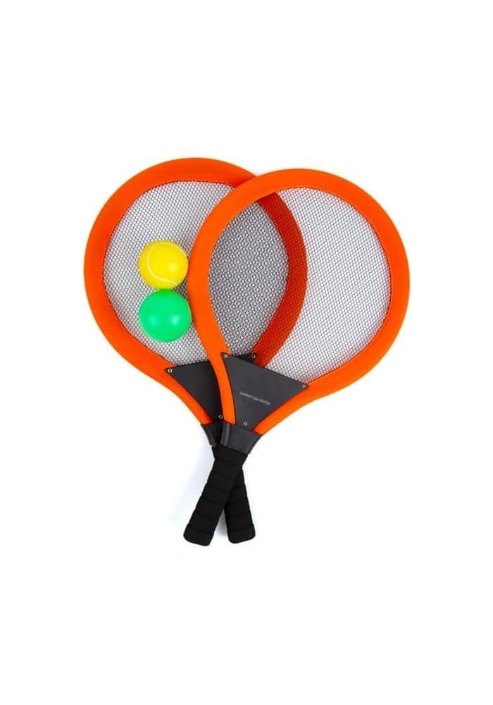 DAISO Racket & Ball Set - Orange