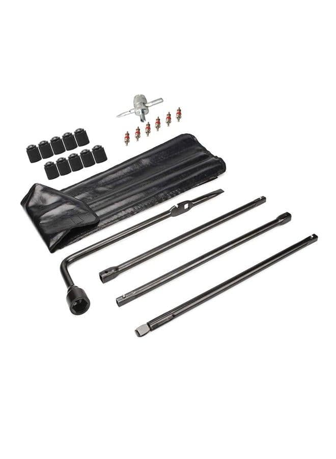 Spare Tire Tool Kit with Spare Tire Jack Handle and Lug Wrench Spare Tire Kit Compatible with Chevy Silverado Tahoe Avalanche Suburban GMC Sierra Yukon 1999-2019 Cadillac Escalade 2002-2018
