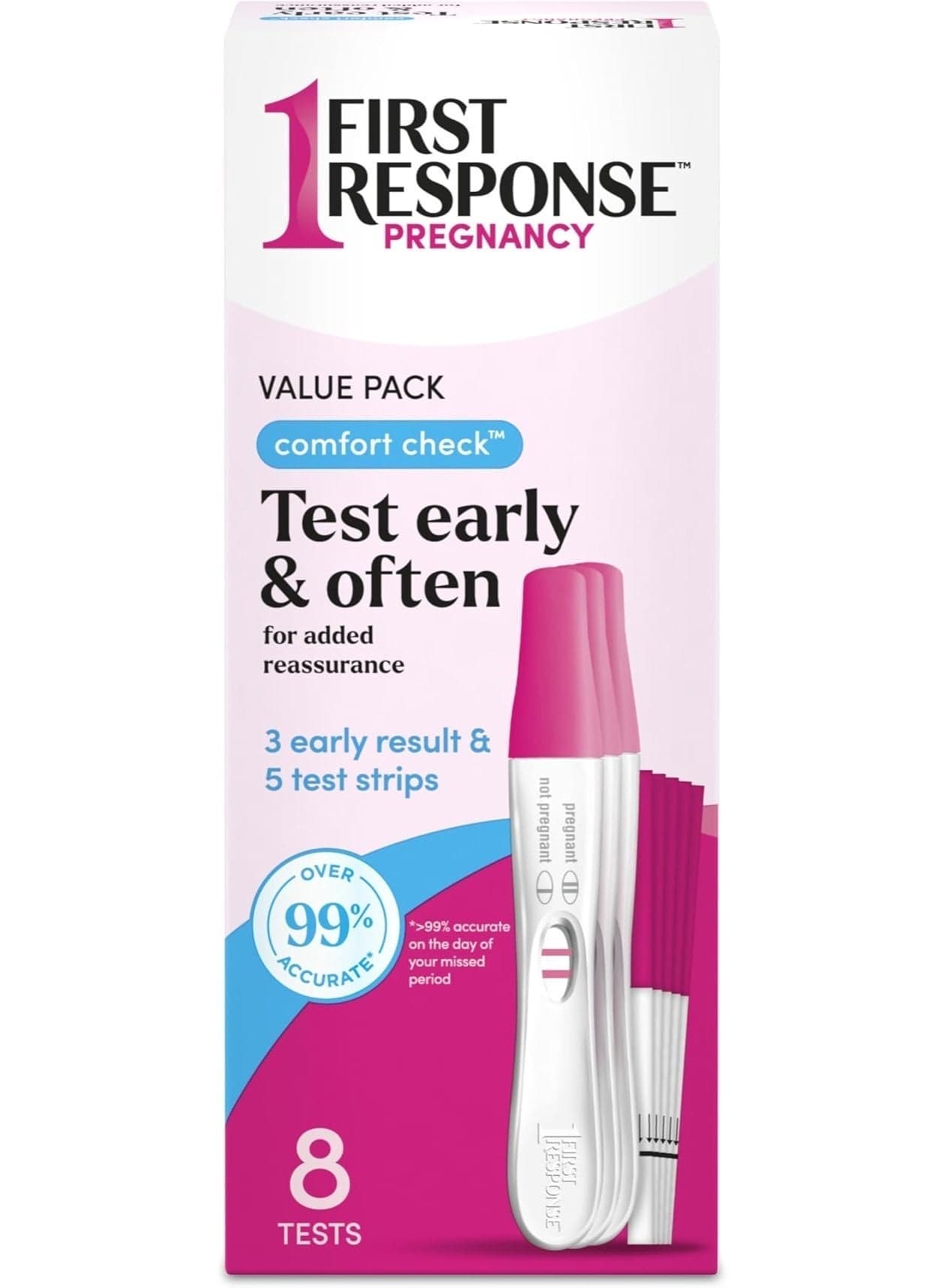 Comfort Check Pregnancy Test, 8 Count