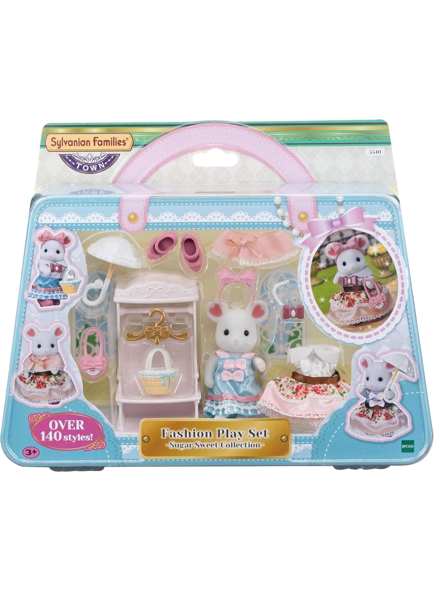 Fashion Play Set – Sugar Sweet Collection Dollhouse Toys, Pretend Play Dress-Up & Accessories for Kids, Imaginative Roleplay Set, Educational Fun for Girls