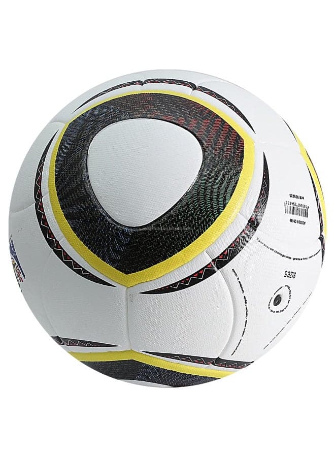 Football Soccer Ball, World Cup Ball, Thermal Bonded Size 5, Matches Training Recreational Play, Premium Quality Durable Adults, Youth Winded Bladder, PU Leather Original real long air shape retention