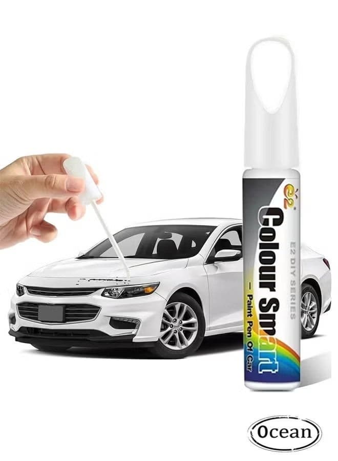 Car Scratch Remover, Car Scratch Repair, Car Accessories Car Deep Scratch Remover, Scratch Remover for Vehicles, Universal Car Touch Up Paint for Deep Scratches, 12ml (White)