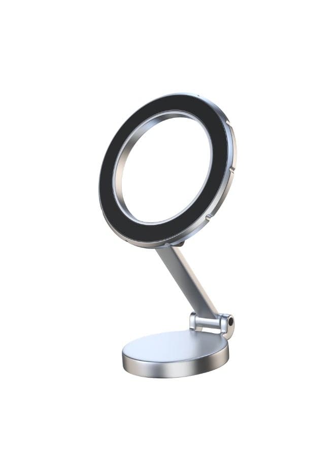 ZenGrip Magnetic Car Phone Mount | 1080° Rotation | Secure One-Handed Mount - Silver