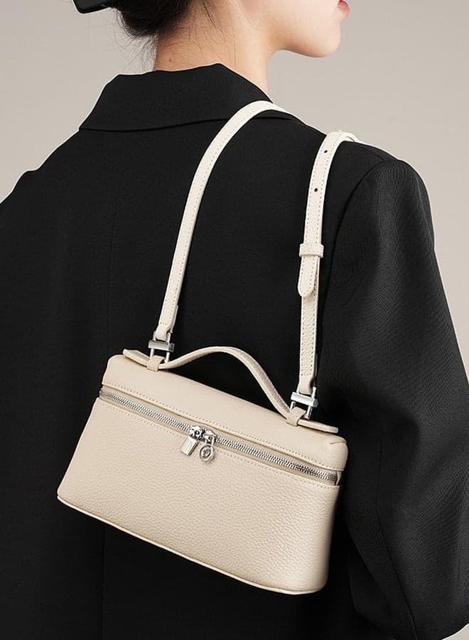 Bags for Ladies Lightweight Crossbody Shoulder Handbag PU Leather Tote Bag with Adjustable Strap Simple Daily Commuter Travel Bag for Women