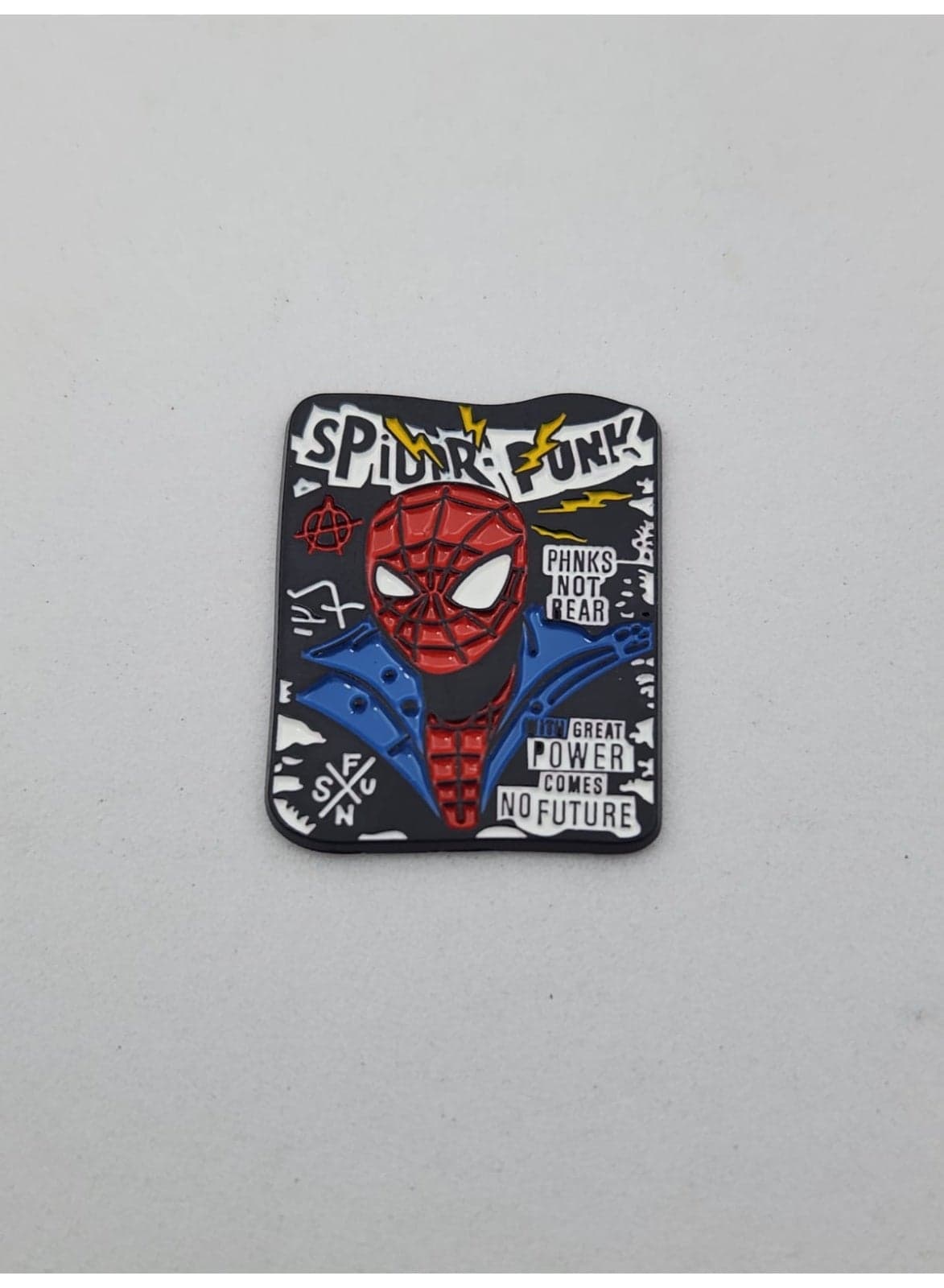 Spider-Man Logo. Metal Sticker Badge for mobile,laptop Backpacks,Accessories Fans Stickers Display for I pad,and Collectors Walls, Doors, Cars, Trucks, Motorcycles Fridge