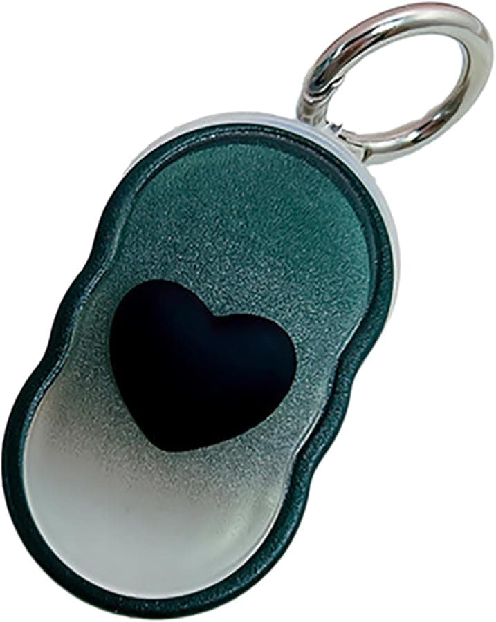 Black Gradient Heart Protective Case Compatible For SmartTag 2 Anti Lost Anti Scratch Washable Cover