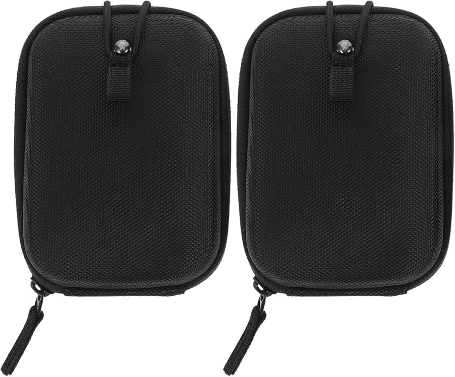2pcs EVA Golf Rangefinder Case Protective Cover with Belt Clip Water Resistant
