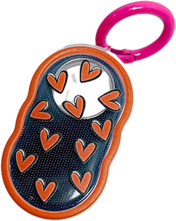 Red Love Heart TPU Protective Case Shockproof Washable Anti Lost Holder for SmartTag 2 Locator