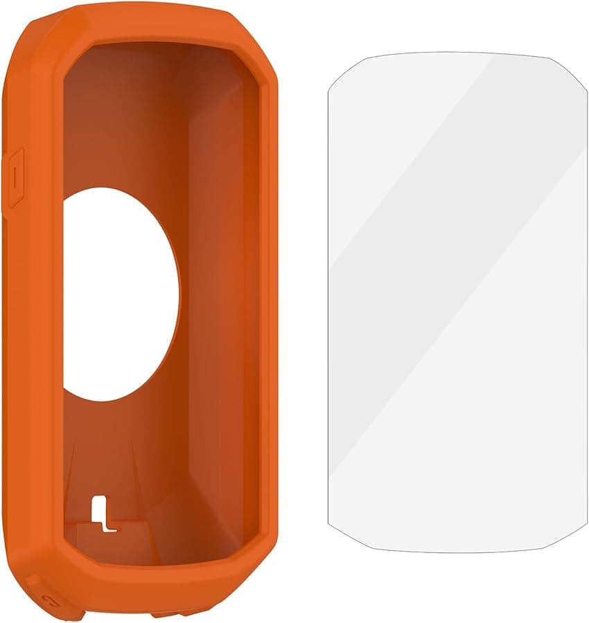Shockproof Silicone Protective Case With Screen Protector For 1050 Code Watch Navigation Cycling Computer Color A